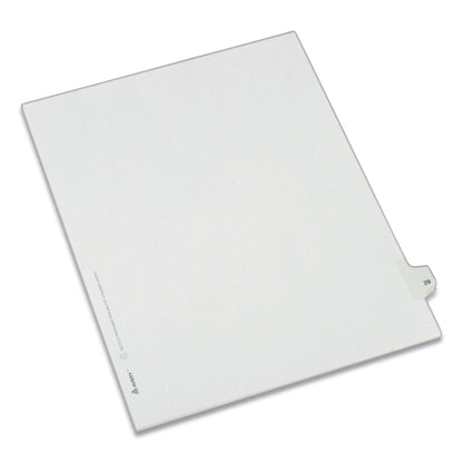 Avery Preprinted Legal Exhibit Side Tab Index Dividers, Allstate Style, 10-Tab, 29, 11 x 8.5, White, 25/Pack