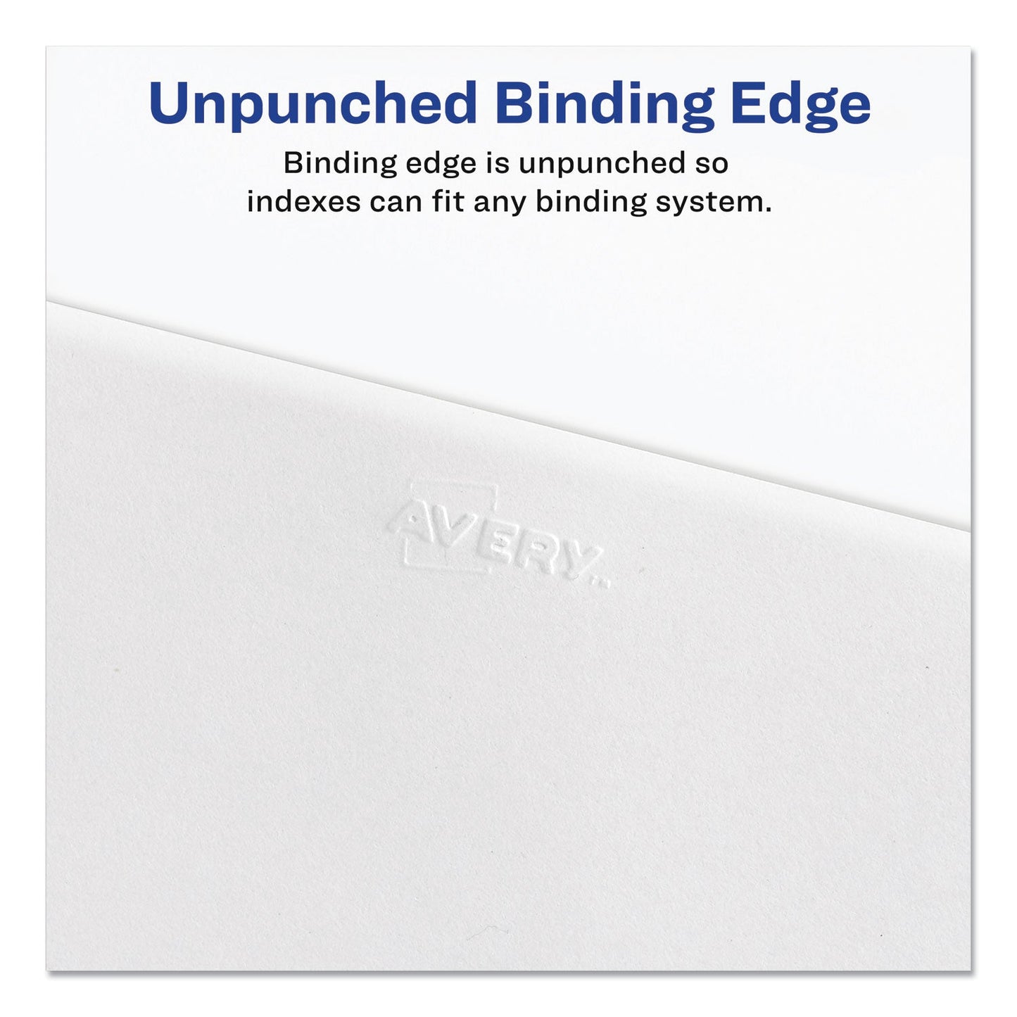 Avery Preprinted Legal Exhibit Side Tab Index Dividers, Avery Style, 26-Tab, 76 to 100, 11 x 8.5, White, 1 Set