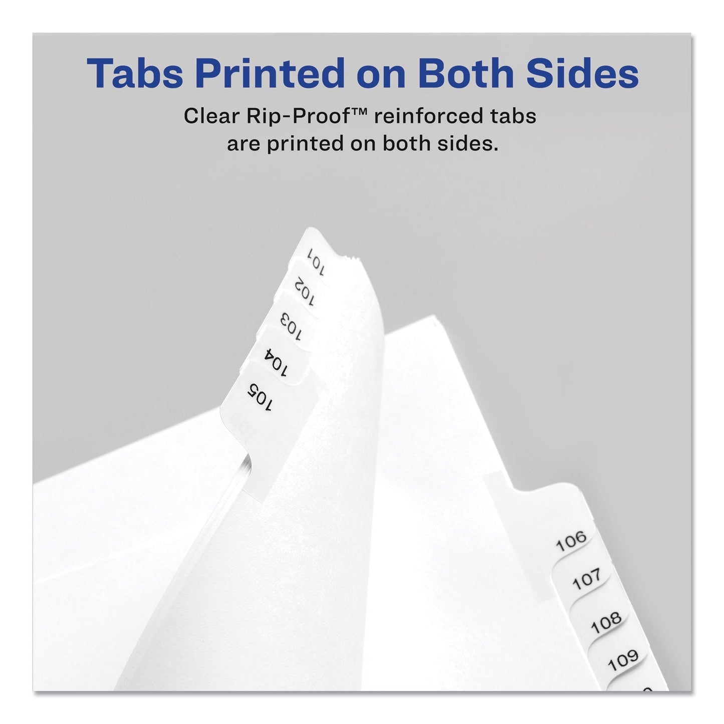 Avery Preprinted Legal Exhibit Side Tab Index Dividers, Allstate Style, 10-Tab, 11, 11 x 8.5, White, 25/Pack