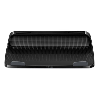 Fellowes I-Spire Series Laptop Lift, 13.19" x 9.31" x 4.13", Black/Gray, Supports 10 lbs