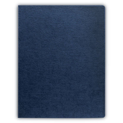Fellowes Expressions Linen Texture Presentation Covers for Binding Systems, Navy, 11.25 x 8.75, Unpunched, 200/Pack