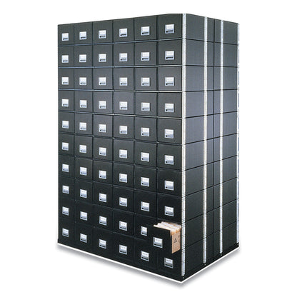 Bankers Box STAXONSTEEL Maximum Space-Saving Storage Drawers, Legal Files, 17" x 25.5" x 11.13", Black, 6/Carton