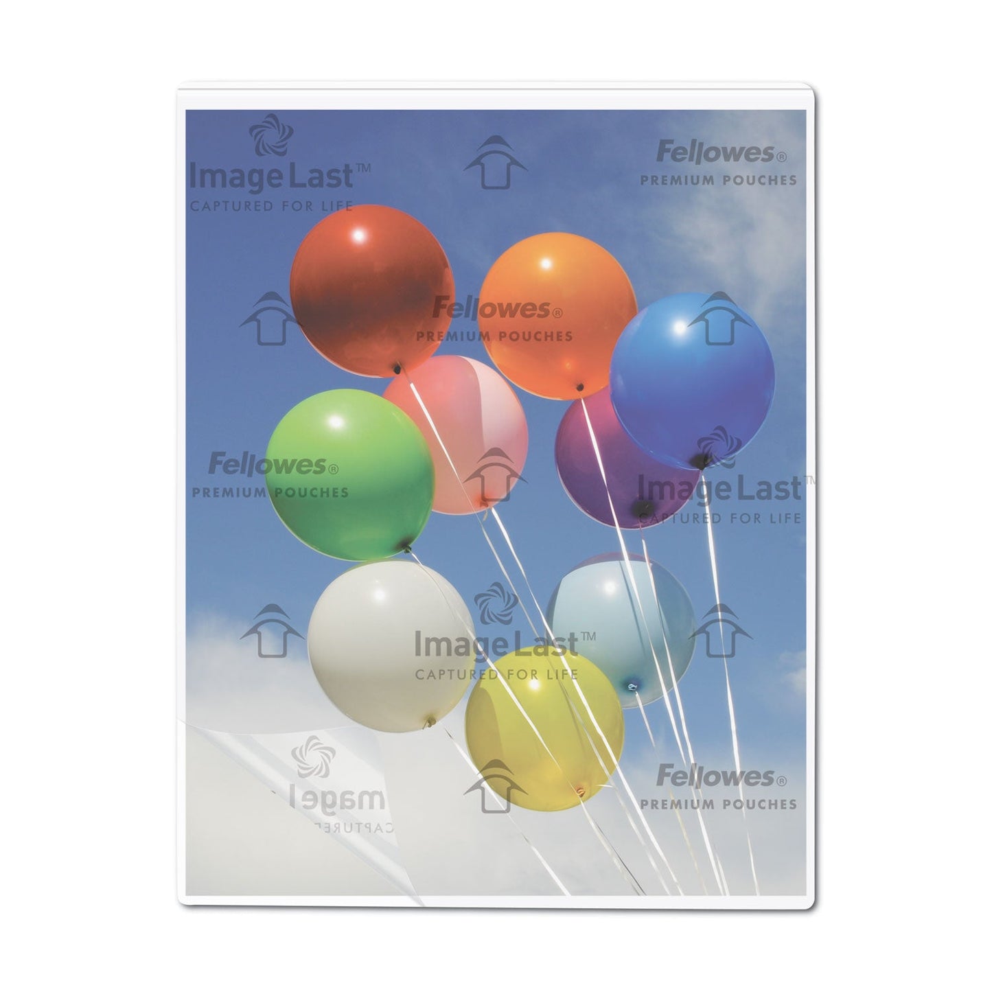 Fellowes ImageLast Laminating Pouches with UV Protection, 3 mil, 9" x 11.5", Clear, 50/Pack