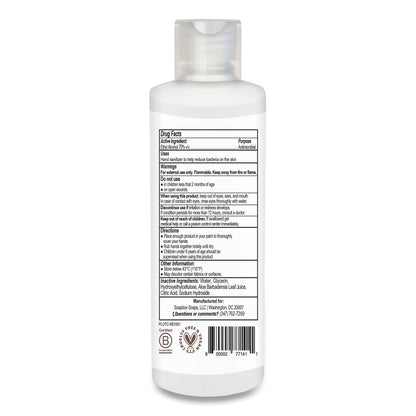 Soapbox Gel Hand Sanitizer, 8 oz Bottle with Dispensing Cap, Unscented, 24/Carton
