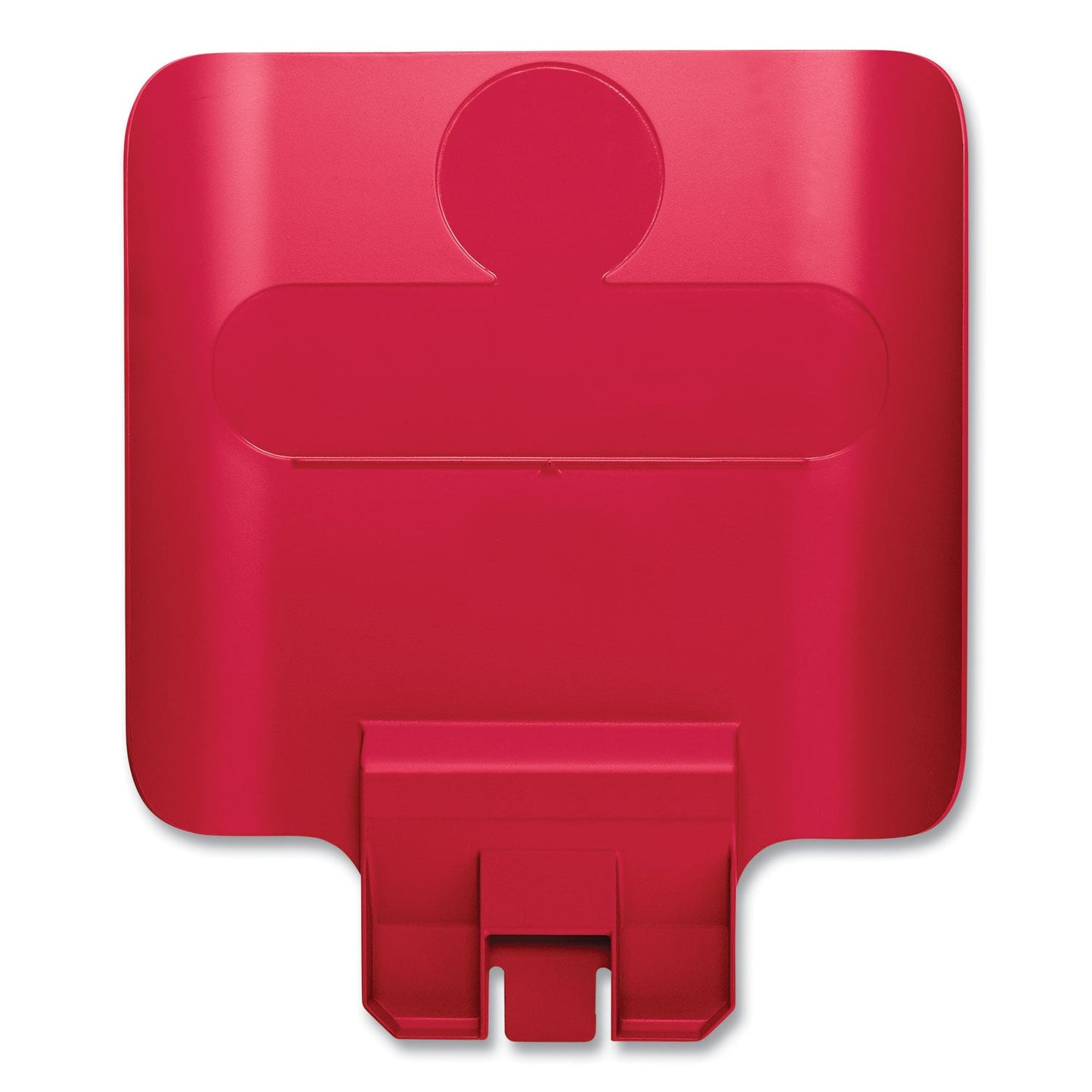 Rubbermaid Slim Jim Recycling Station Billboard, Red