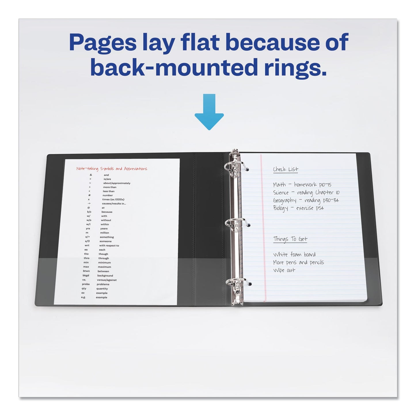 Avery Durable View Binder with DuraHinge and Slant Rings, 3 Rings, 1" Capacity, 11 x 8.5, Coral