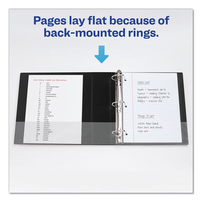 Avery Durable Non-View Binder with DuraHinge and Slant Rings, 3 Rings, 2" Capacity, 11 x 8.5, Black