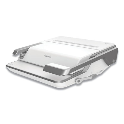 Fellowes Lyra 3-in-1 Binding Center, 300 Sheets, 16.63 x 15.62 x 6.03, White/Gray