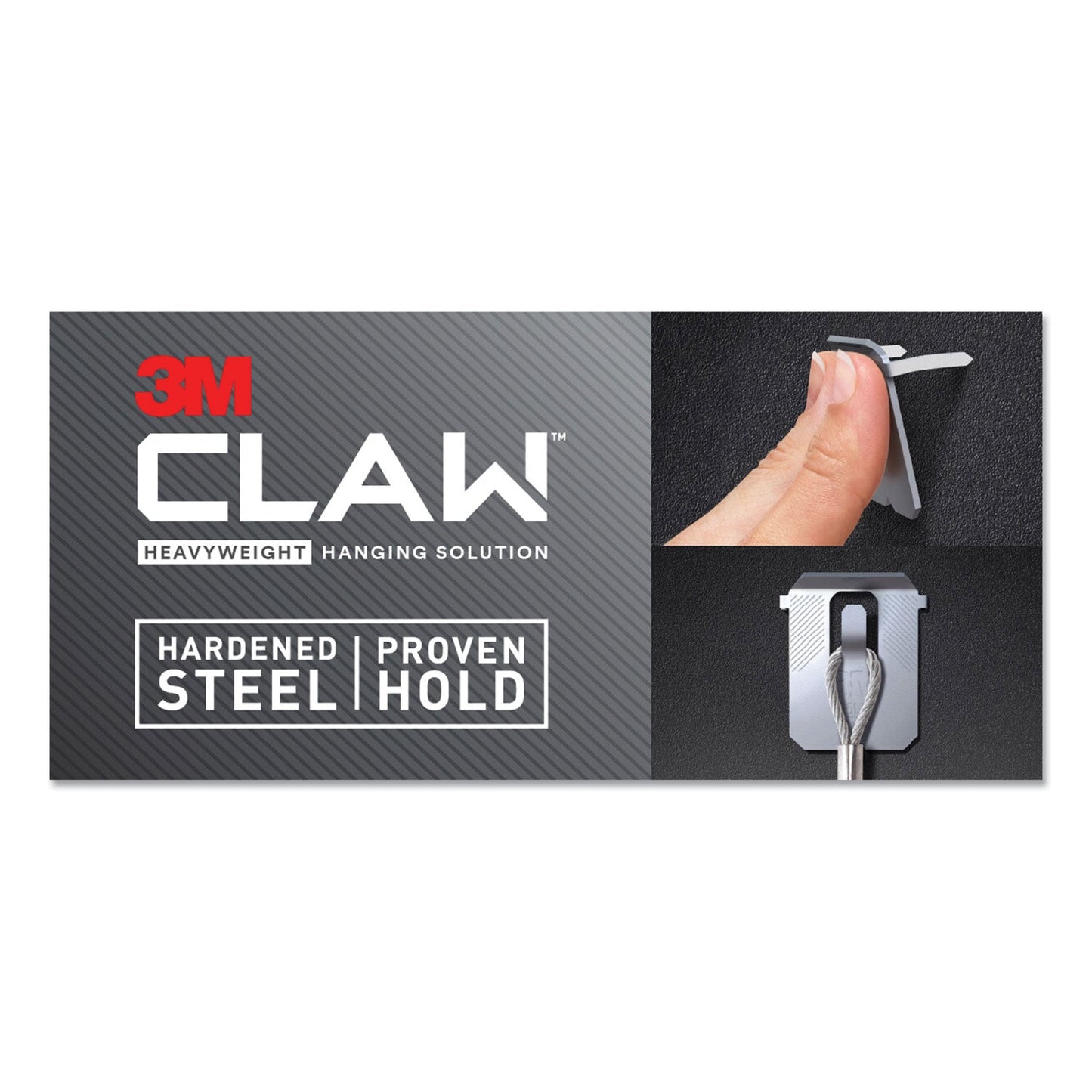 3M Claw Drywall Picture Hanger, Holds 25 lbs, 4 Hooks and 4 Spot Markers, Stainless Steel