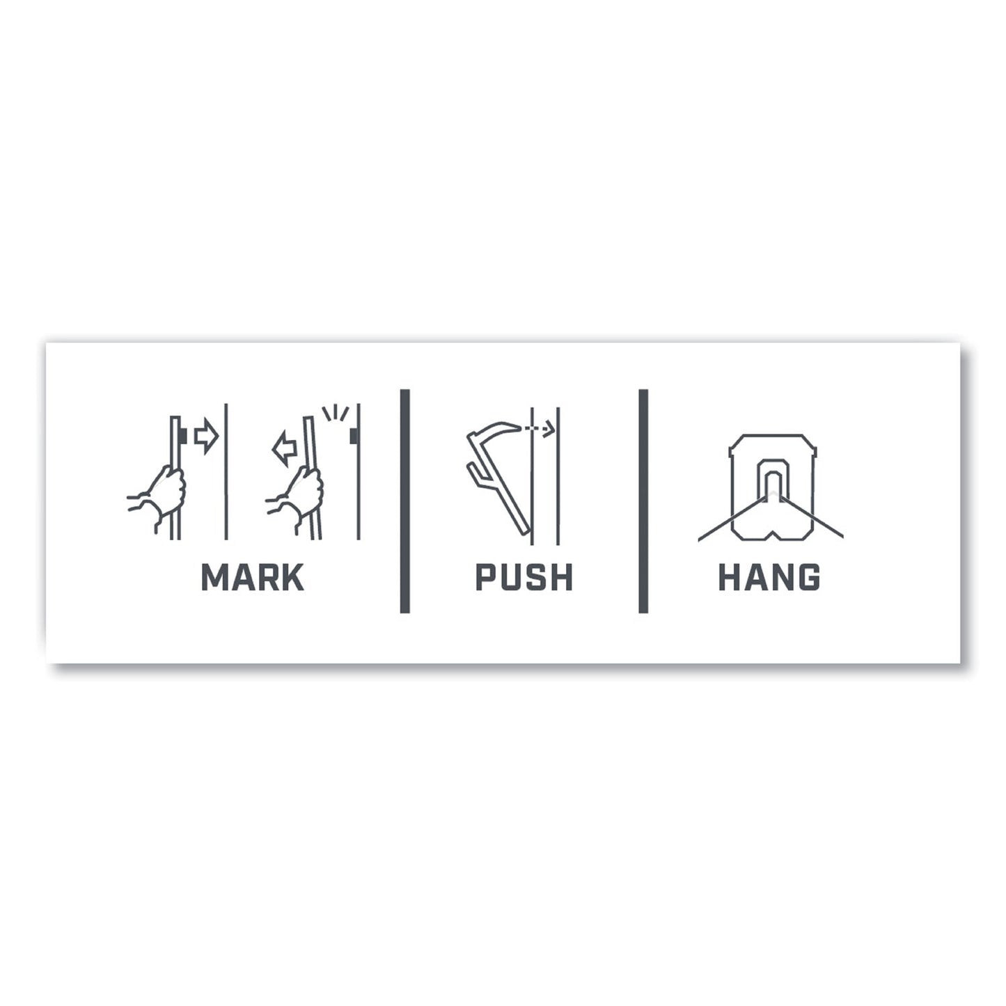 3M Claw Drywall Picture Hanger, Holds 15 lbs, 5 Hooks and 5 Spot Markers, Stainless Steel