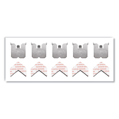 3M Claw Drywall Picture Hanger, Holds 15 lbs, 5 Hooks and 5 Spot Markers, Stainless Steel