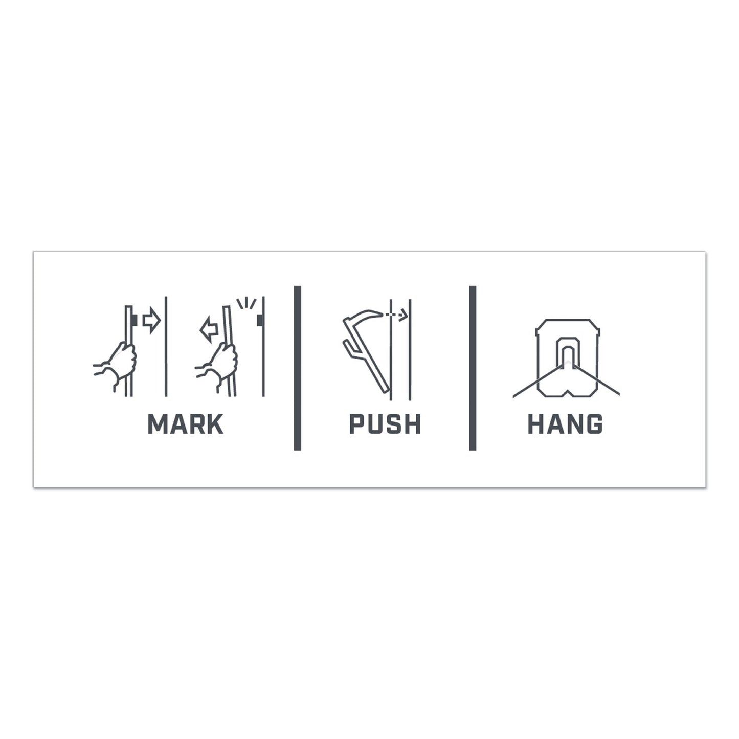 3M Claw Drywall Picture Hanger, Holds 25 lbs, 4 Hooks and 4 Spot Markers, Stainless Steel
