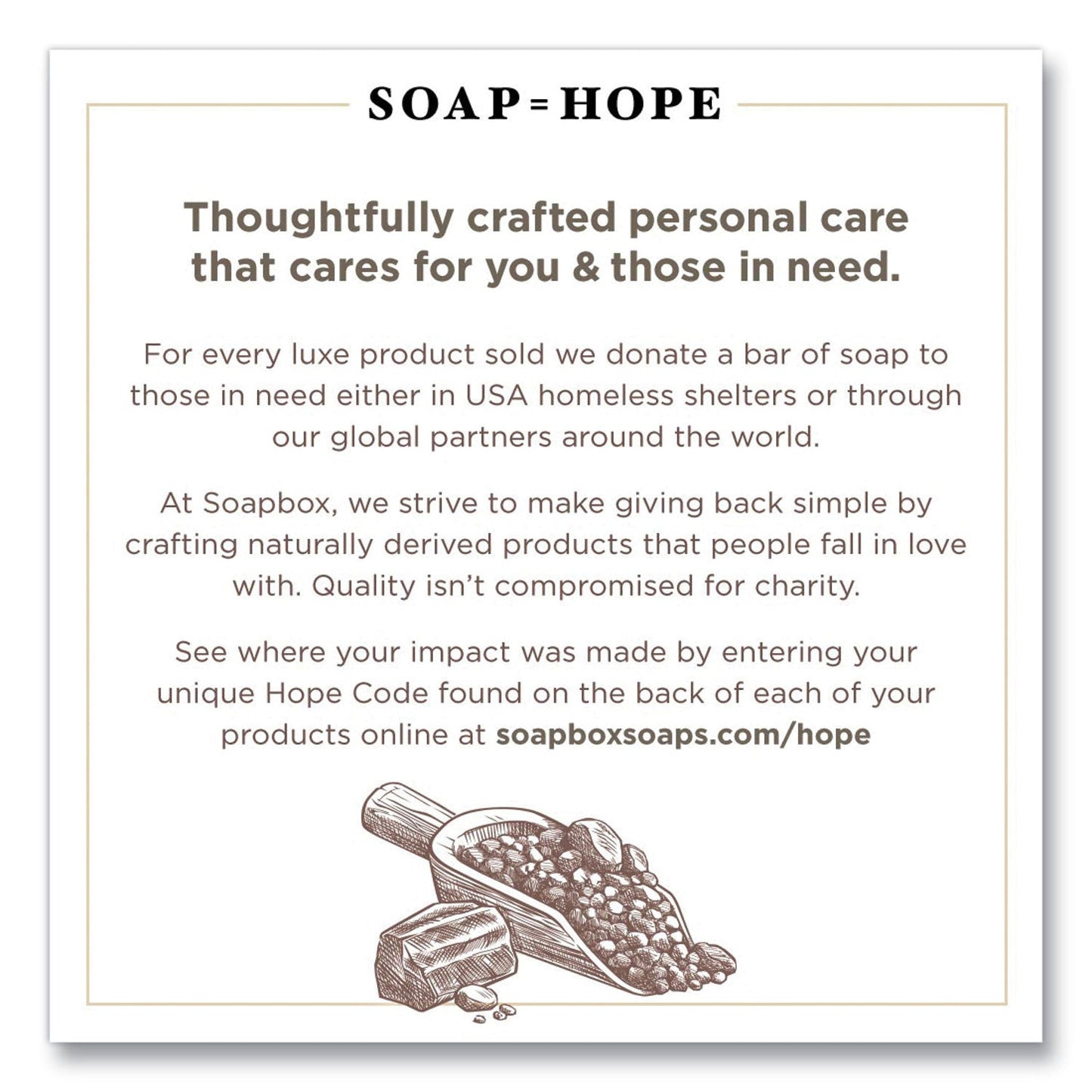Soapbox Hand Soap, Sea Minerals and Blue Iris, 12 oz Pump Bottle, 12/Carton
