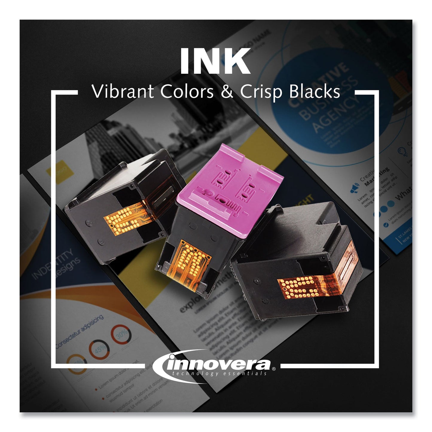 Innovera Remanufactured Yellow High-Yield Ink, Replacement for T410XL (T410XL420), 650 Page-Yield