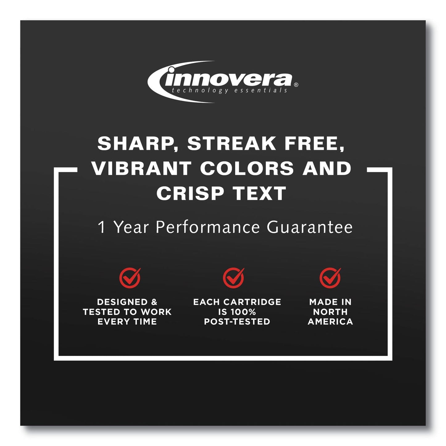 Innovera Remanufactured Black/Cyan/Magenta/Yellow Ink, Replacement for T200XL/T200 (T200XL-BCS), 500/165 Page-Yield
