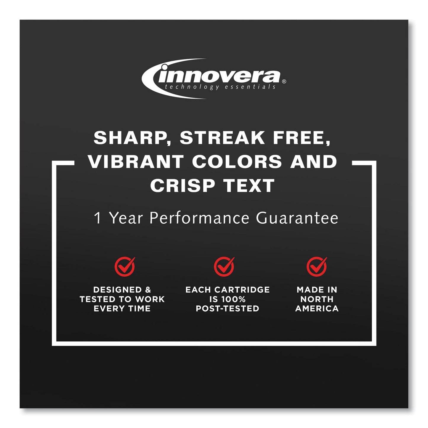 Innovera Remanufactured Black High-Yield Ink, Replacement for LC203BK, 550 Page-Yield