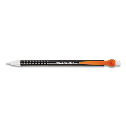 Paper Mate Write Bros Mechanical Pencil, 0.7 mm, HB (#2), Black Lead, Black Barrel with Assorted Clip Colors, 24/Pack