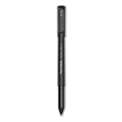 Paper Mate Write Bros. Ballpoint Pen, Stick, Bold 1.2 mm, Black Ink, Black Barrel, Dozen