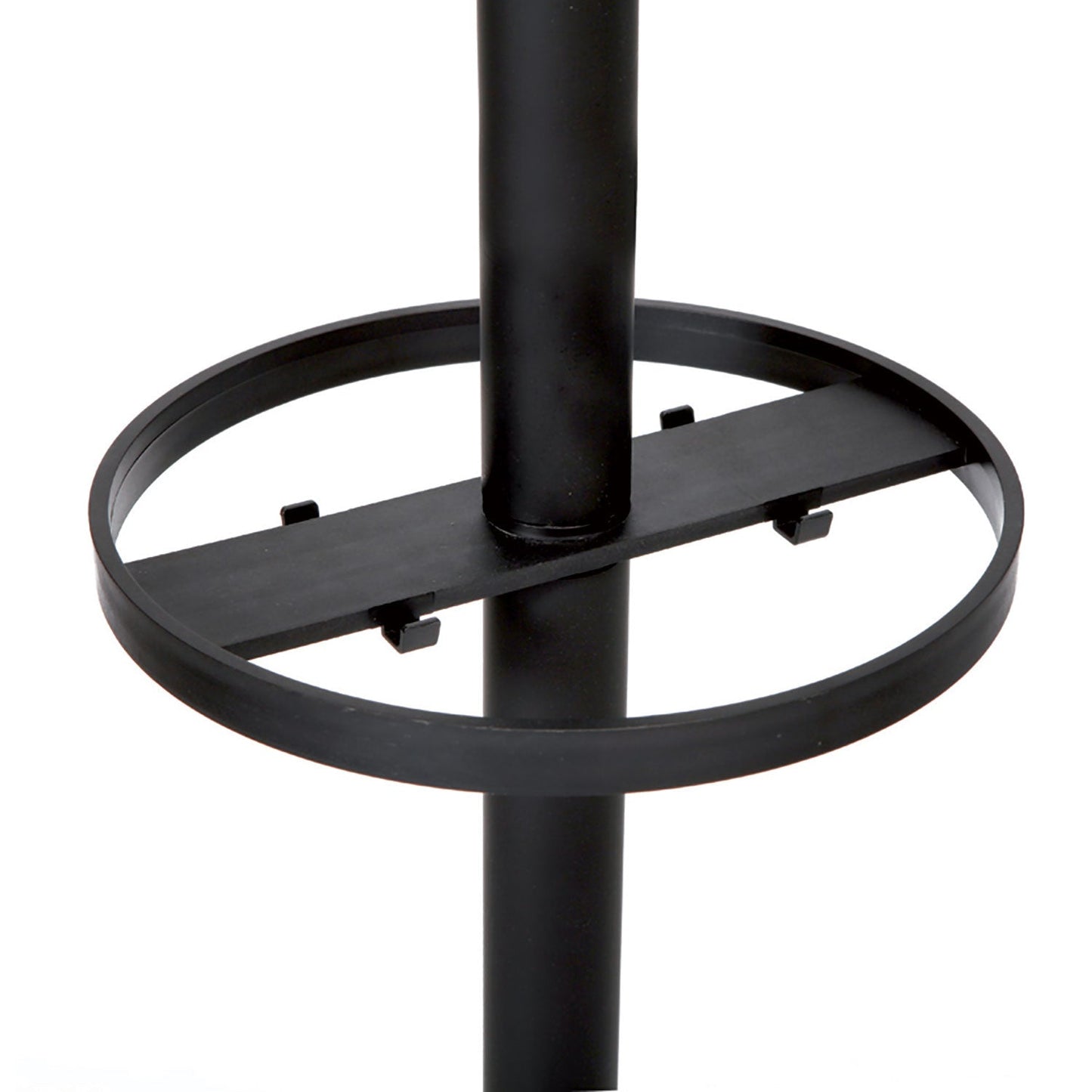 Alba Brio Coat Stand, 13.75w x 13.75d x 66.25h, Black
