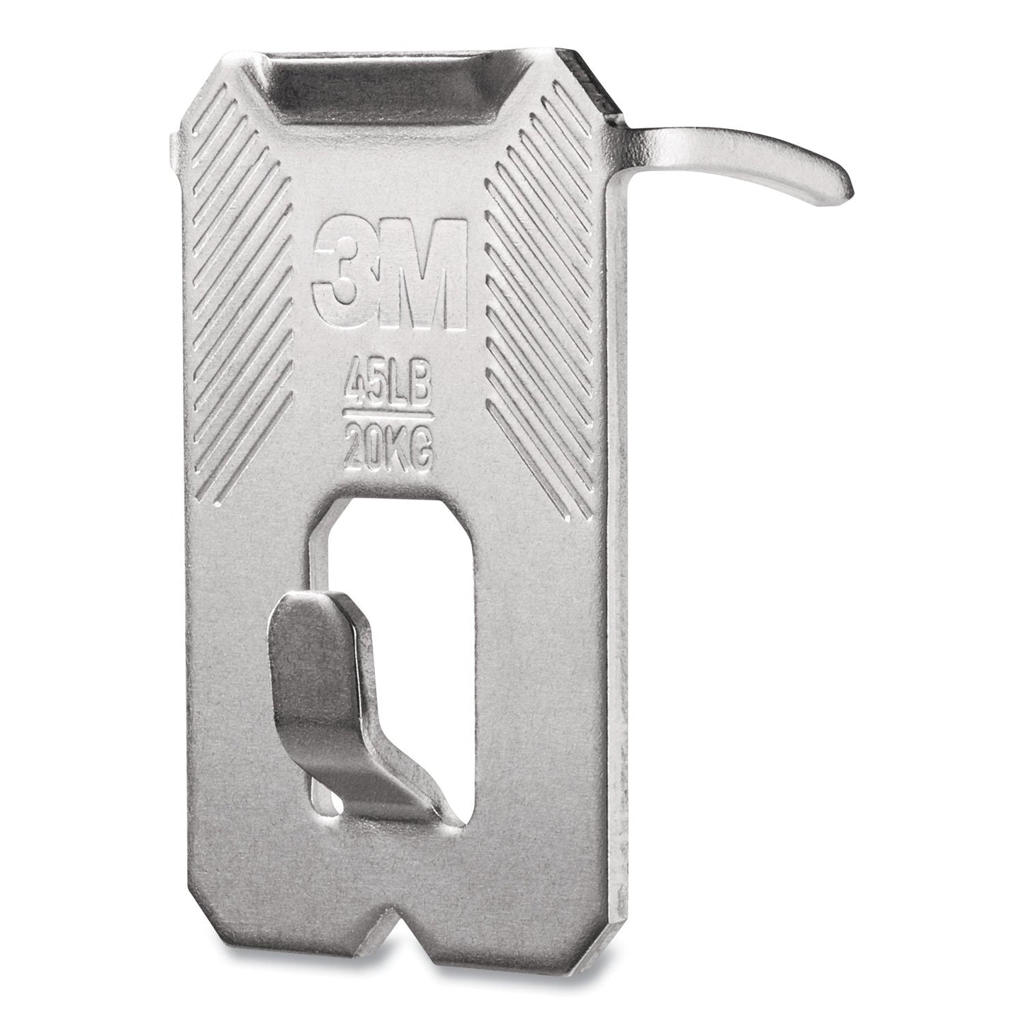 3M Claw Drywall Picture Hanger, Holds 45 lbs, 3 Hooks and 3 Spot Markers, Stainless Steel
