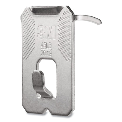 3M Claw Drywall Picture Hanger, Holds 45 lbs, 3 Hooks and 3 Spot Markers, Stainless Steel