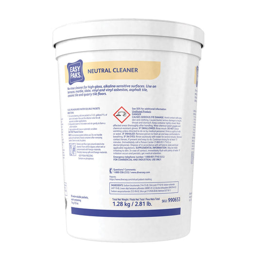 Easy Paks Neutral Cleaner, 0.5 oz Packet, 90/Tub