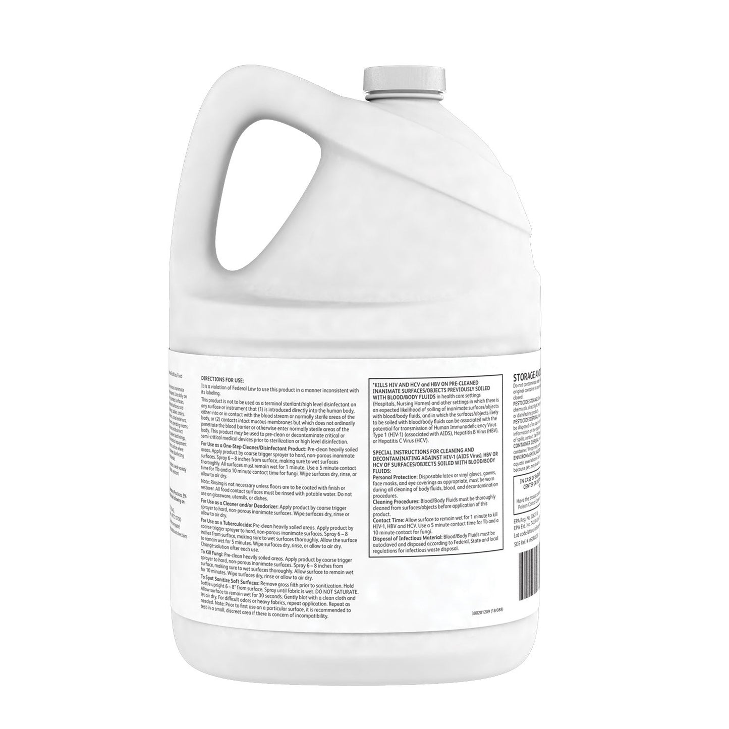 Diversey Oxivir TB, Natural Cherry Almond Scent, 3.78 L Container, 4/Carton