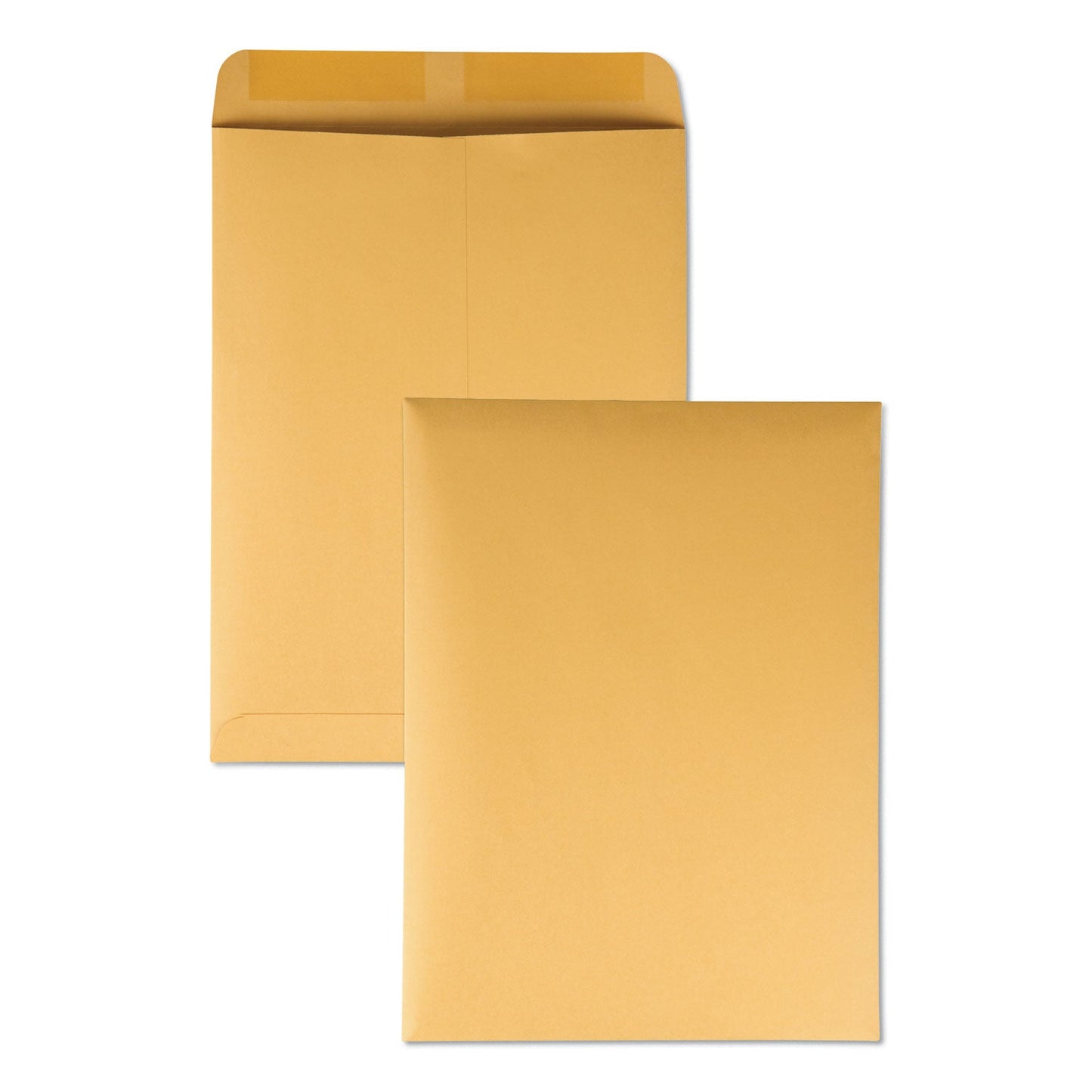 Quality Park Catalog Envelope, 20 lb Bond Weight Kraft, #10 1/2, Square Flap, Gummed Closure, 9 x 12, Brown Kraft, 250/Box