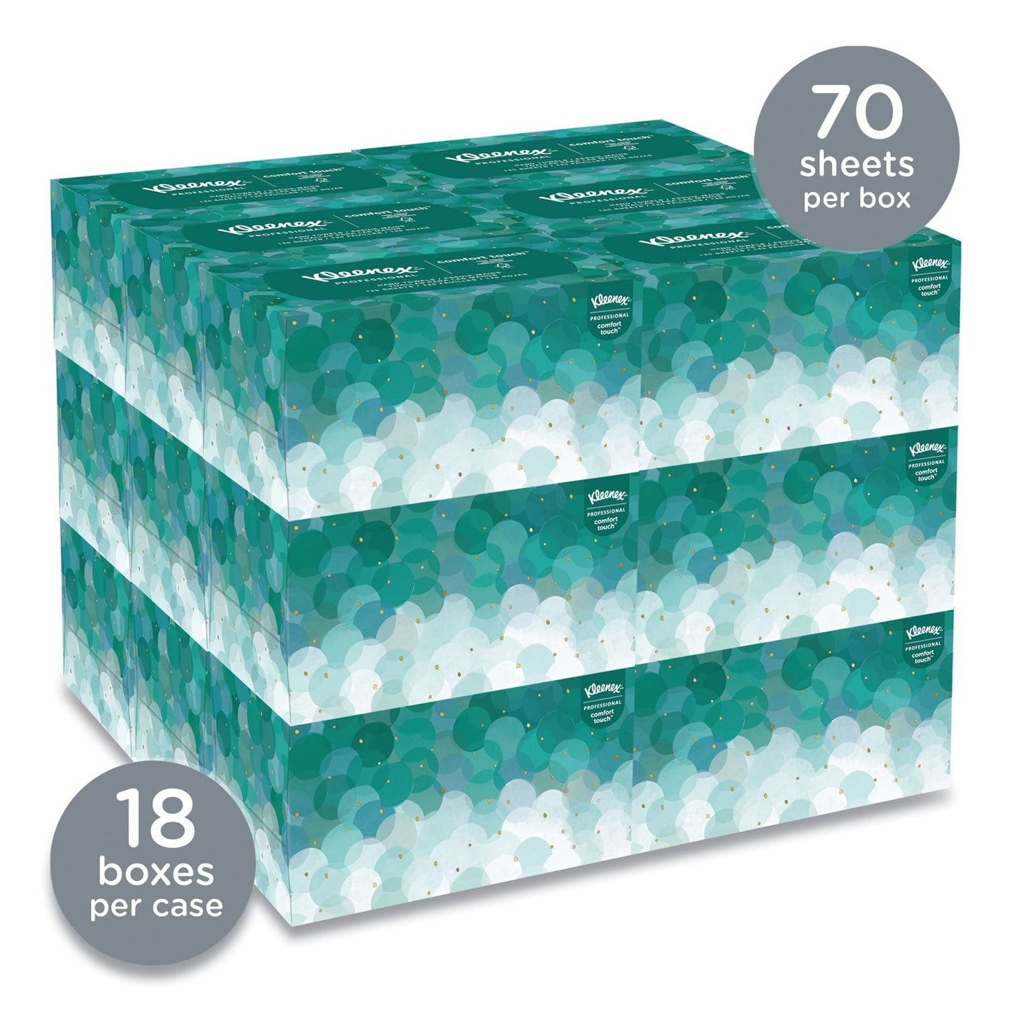 Kleenex Ultra Soft Hand Towels, POP-UP Box, 8.9 x 10, White, 70/Box, 18 Boxes/Carton