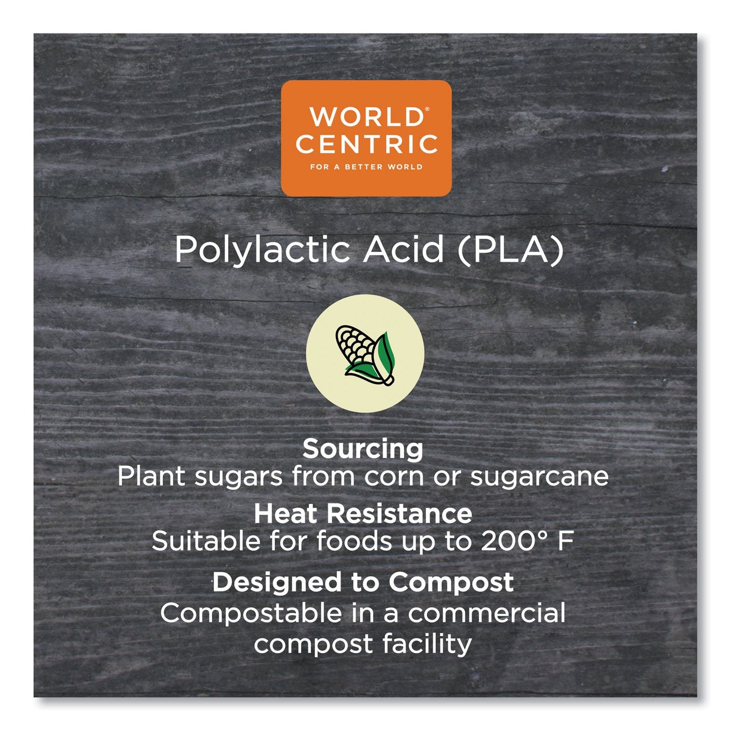 World Centric PLA Lids for Fiber Cups, 3.1" Diameter x 0.4"h, Clear, Plastic, 1,000/Carton