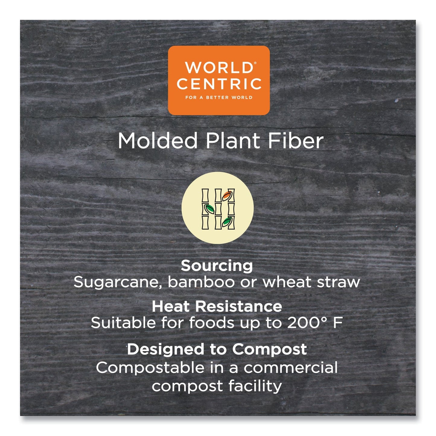World Centric Fiber Bowls, 24 oz, 7.4" Diameter x 2.3"h, Natural, 500/Carton