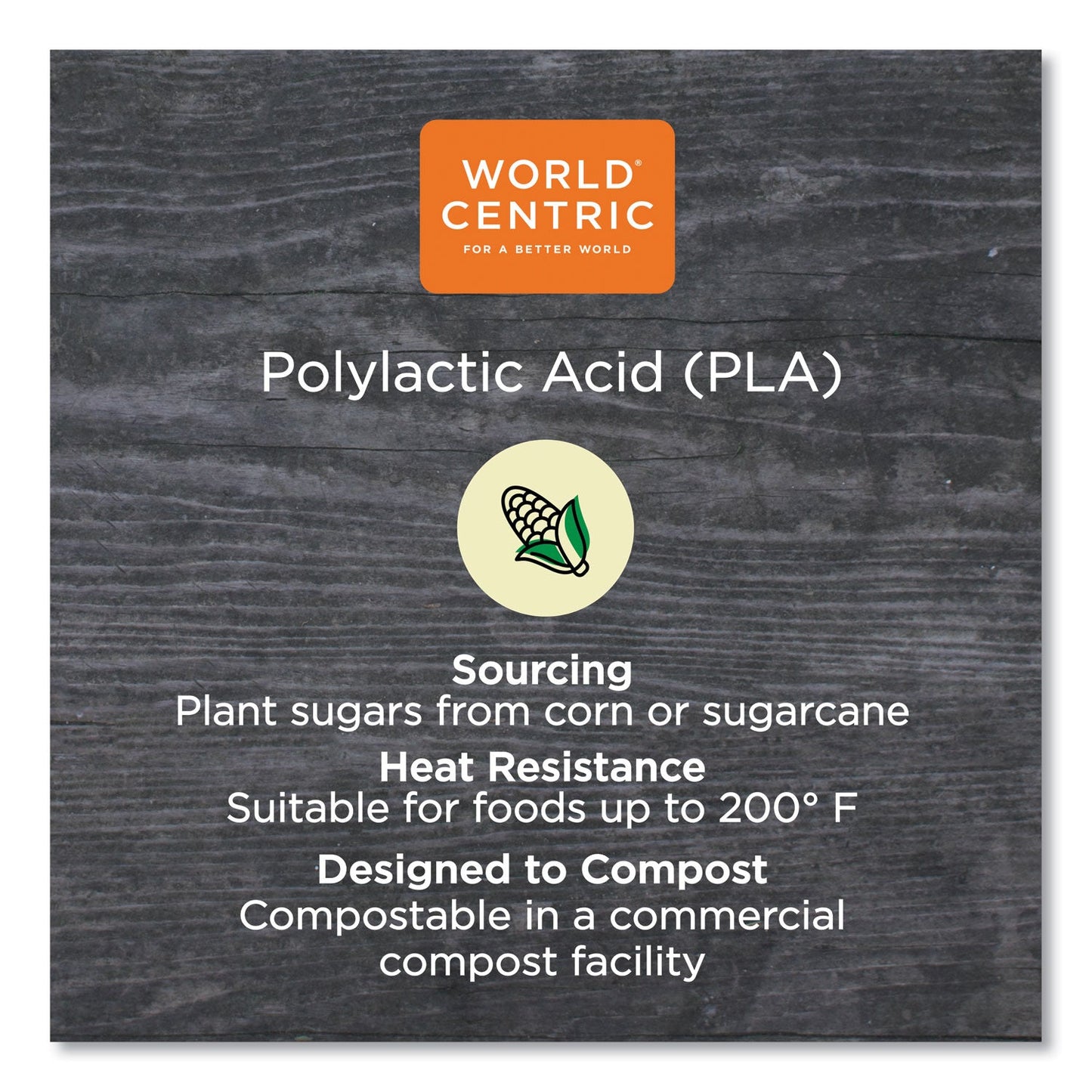 World Centric PLA Lids for Fiber Bowls, 7.5" Diameter x 1"h, Clear, Plastic, 300/Carton