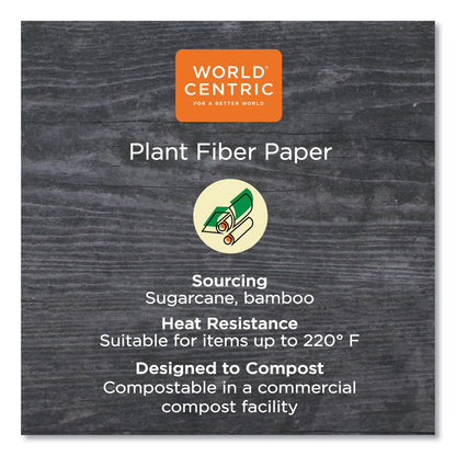 World Centric NoTree Paper Hot Cups, 4 oz, Natural, 1,000/Carton