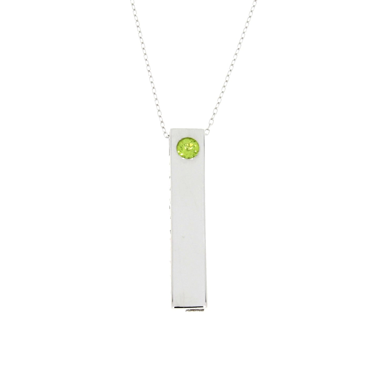 Peridot Fashion Pendants Sterling Silver