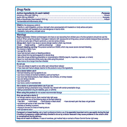 Alka-Seltzer Antacid and Pain Relief Medicine, Two-Pack, 50 Packs/Box