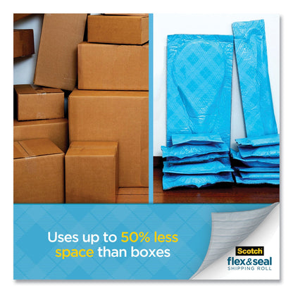Scotch Flex and Seal Shipping Roll, 15" x 200 ft, Blue/Gray