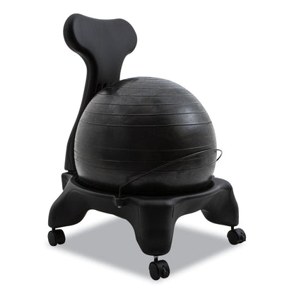 Champion Sports FitPro Ball Chair, Supports Up to 200 lb, Gray