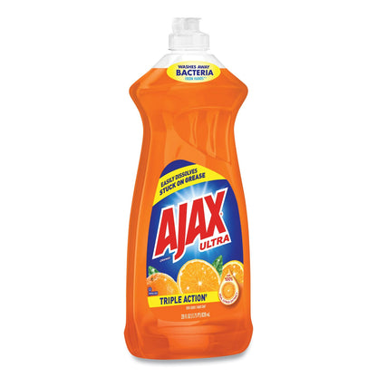 Ajax Dish Detergent, Liquid, Orange Scent, 28 oz Bottle, 9/Carton