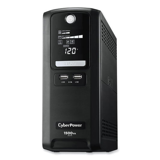 CyberPower LX1500GU UPS Battery Backup, 10 Outlets, 1,500 VA, 890 J