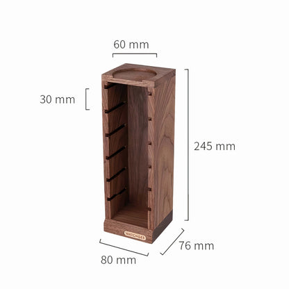 Walnut Filter Baskets Storage
