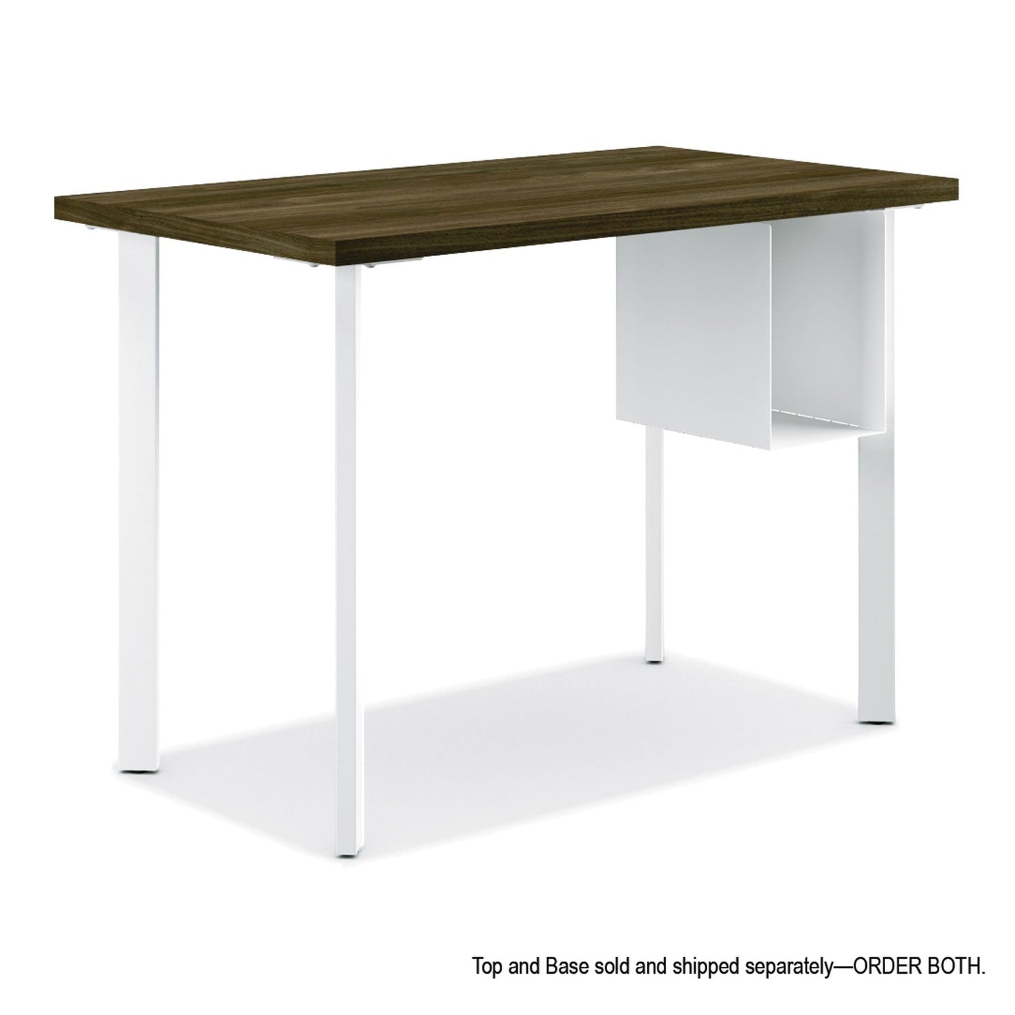 HON Coze Worksurface, Rectangular, 48w x 24d, Florence Walnut