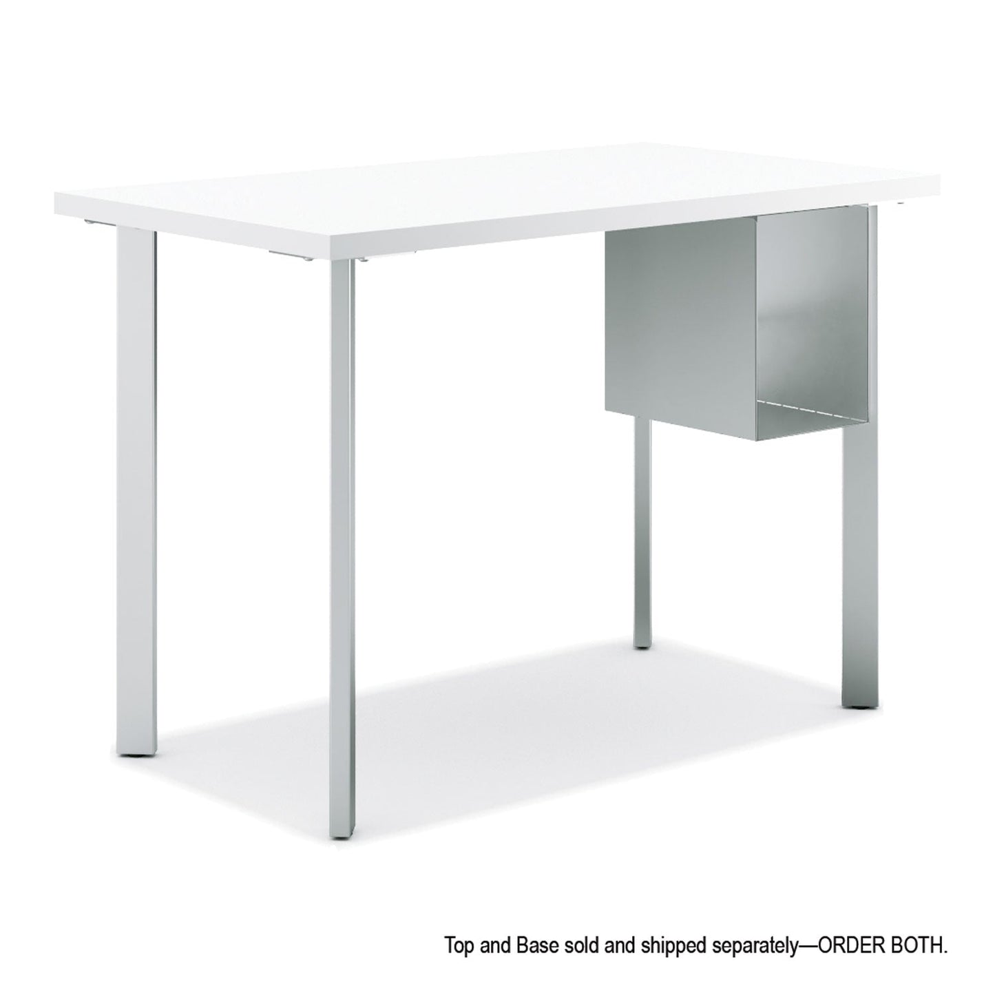 HON Coze Worksurface, Rectangular, 42w x 24d, Designer White