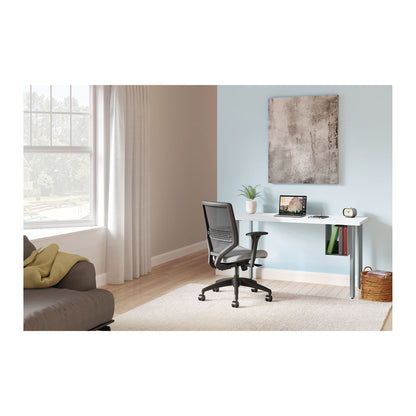 HON Coze Table Legs, 5.75w x 28h, Silver, 4/Pack