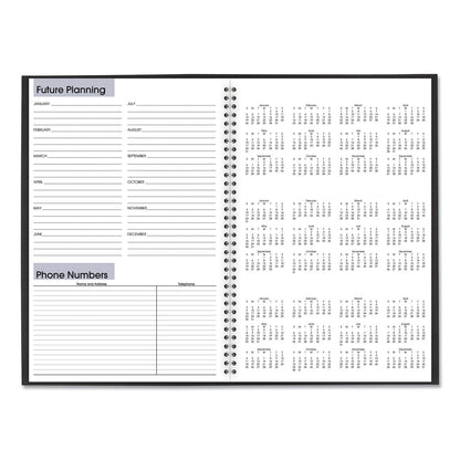 AT-A-GLANCE DayMinder Monthly Planner, Ruled Blocks, 12 x 8, Black Cover, 14-Month (Dec to Jan): 2022 to 2024