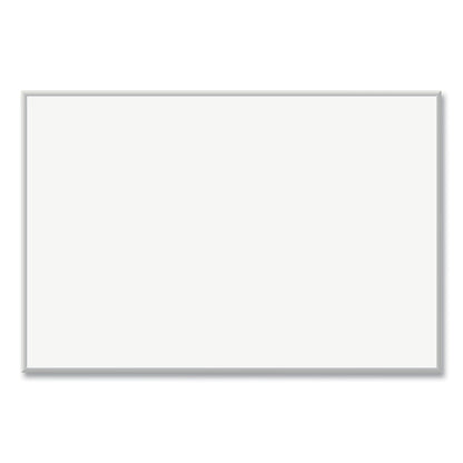 U Brands Magnetic Dry Erase Board with Aluminum Frame, 72 x 48, White Surface, Silver Frame