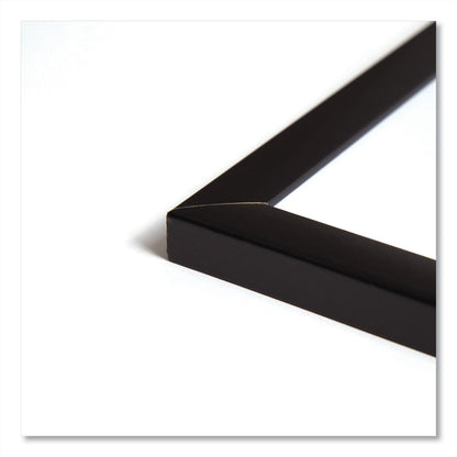 U Brands Magnetic Dry Erase Board with MDF Frame, 24 x 18, White Surface, Black Frame