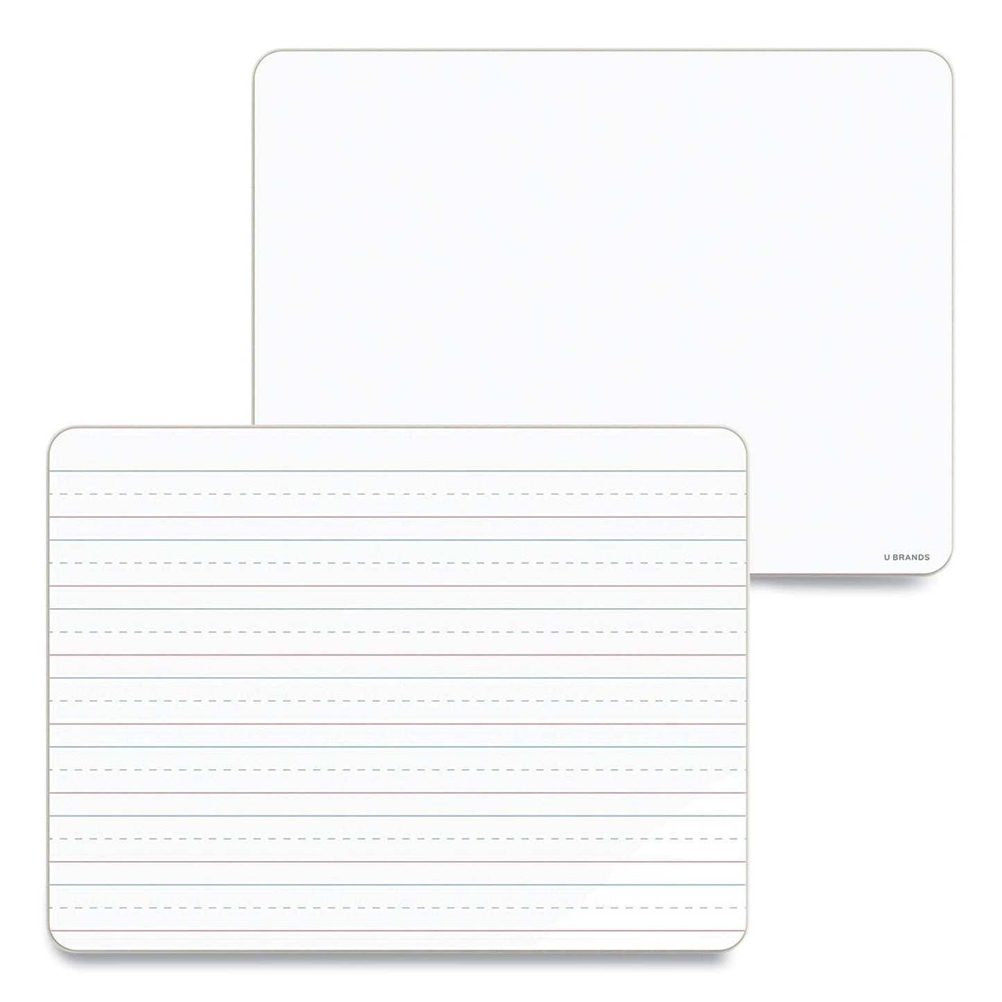 U Brands Double-Sided Dry Erase Lap Board, 12 x 9, White Surface, 10/Pack