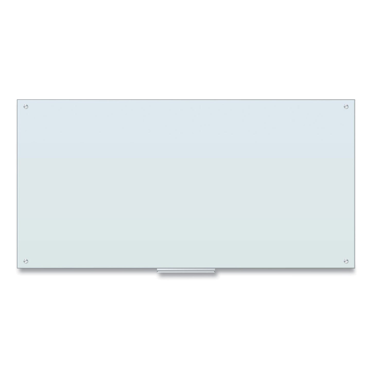 U Brands Glass Dry Erase Board, 72 x 36, White Surface