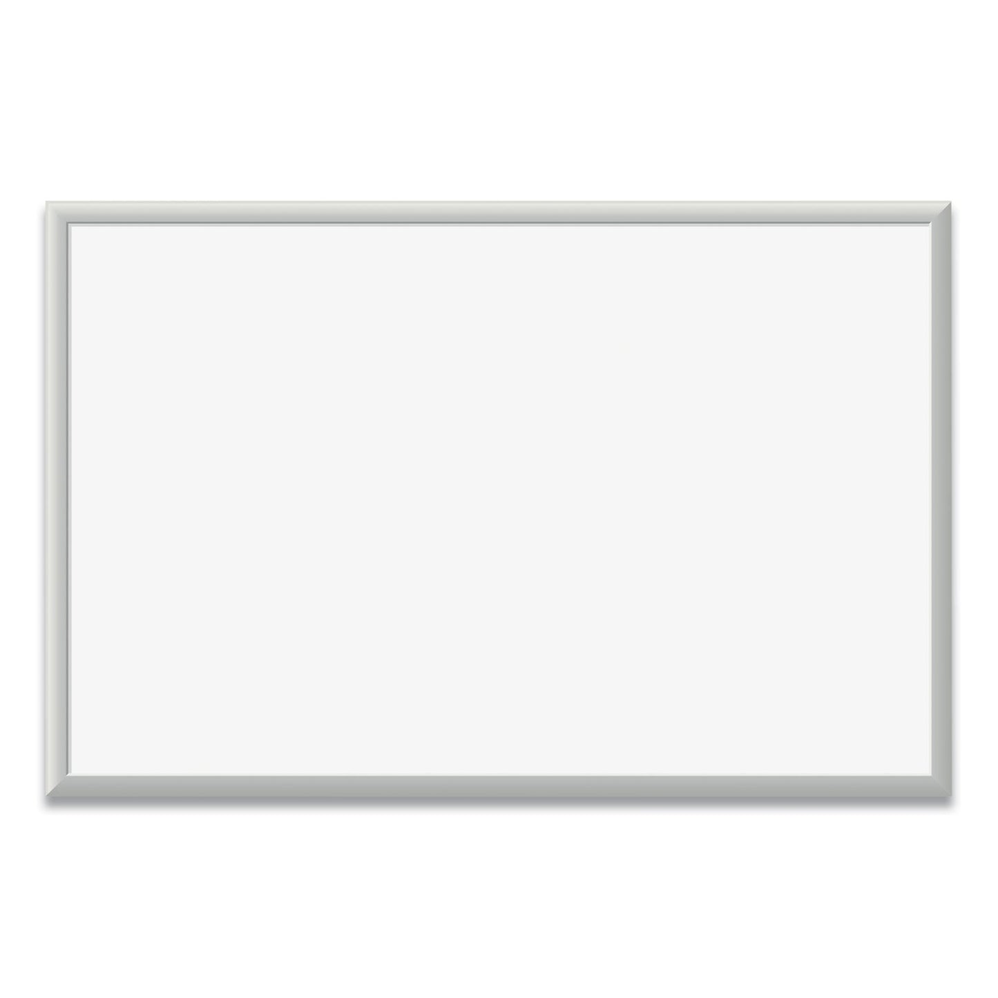 U Brands Magnetic Dry Erase Board with Aluminum Frame, 36 x 24, White Surface, Silver Frame