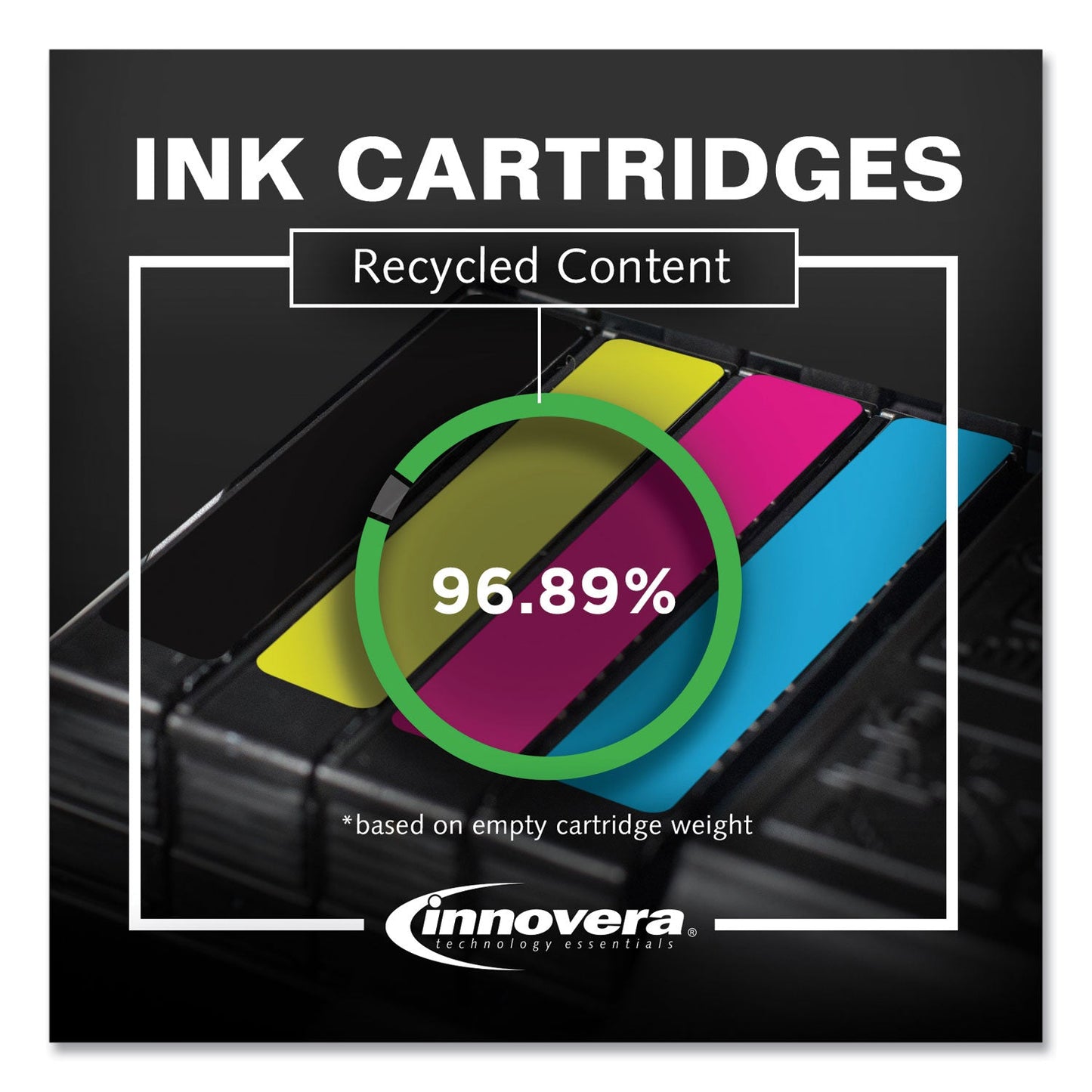 Innovera Remanufactured Black Ink, Replacement for 64 (N9J90AN), 200 Page-Yield